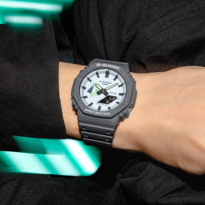 CASIO G-SHOCK GA-2100HD-8ADR ANALOG-DIGITAL GREY WATCH