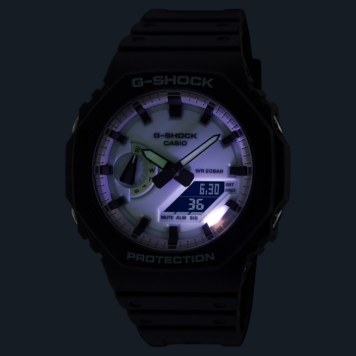 CASIO G-SHOCK GA-2100HD-8ADR ANALOG-DIGITAL GREY WATCH