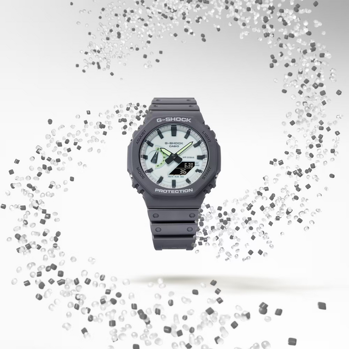 CASIO G-SHOCK GA-2100HD-8ADR ANALOG-DIGITAL GREY WATCH