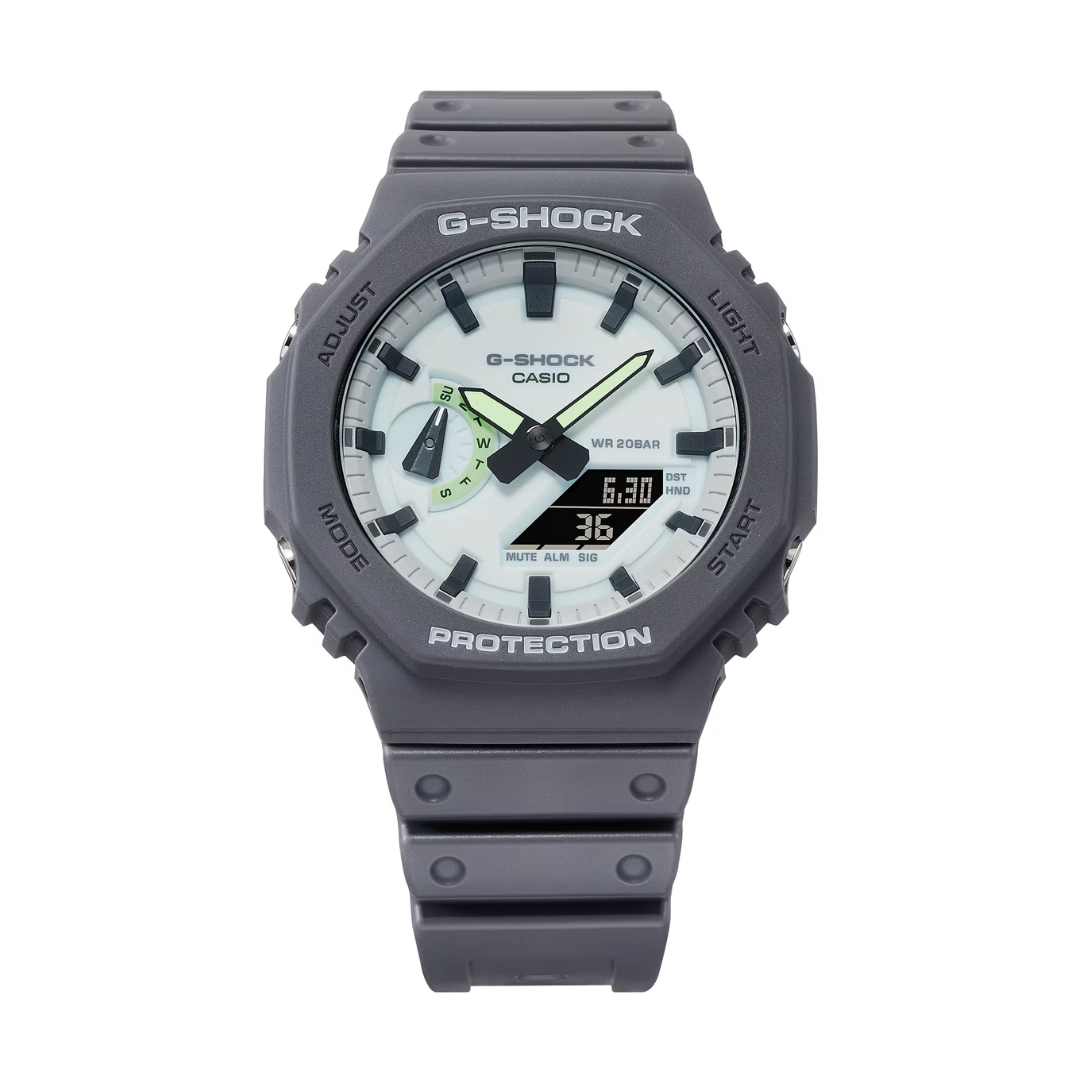 CASIO G-SHOCK GA-2100HD-8ADR ANALOG-DIGITAL GREY WATCH