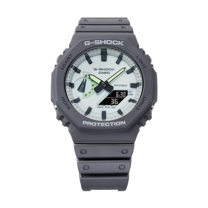 CASIO G-SHOCK GA-2100HD-8ADR ANALOG-DIGITAL GREY WATCH