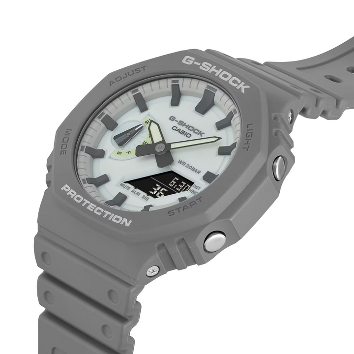 CASIO G-SHOCK GA-2100HD-8ADR ANALOG-DIGITAL GREY WATCH
