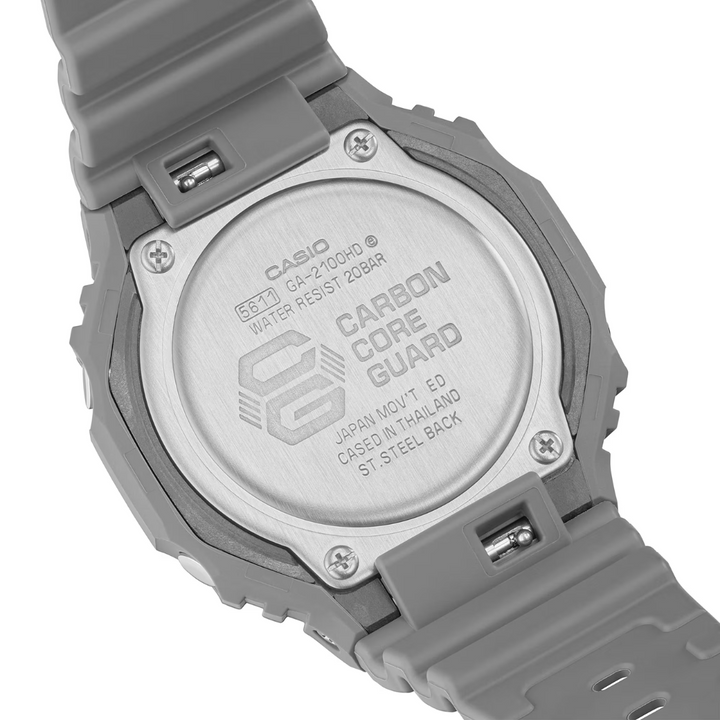 CASIO G-SHOCK GA-2100HD-8ADR ANALOG-DIGITAL GREY WATCH