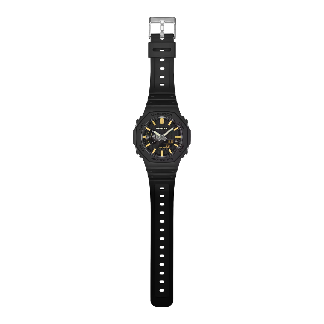 CASIO G-SHOCK GA-2100LXB-1A9DR LUXE BLACK STANDARD ANALOG-DIGITAL MEN WATCH
