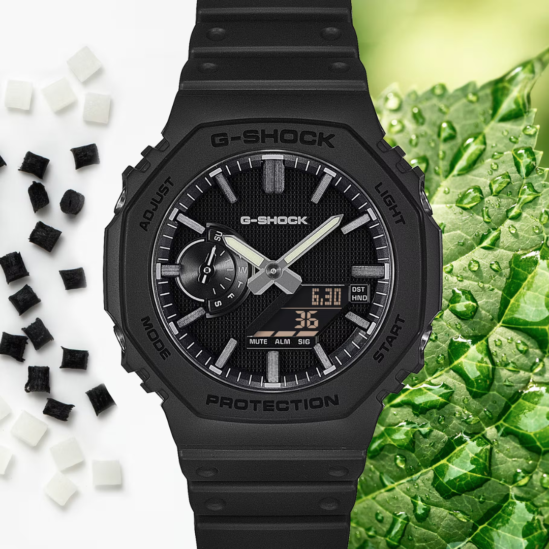 CASIO G-SHOCK GA-2100LXB-1ADR LUXE BLACK STANDARD ANALOG-DIGITAL MEN WATCH