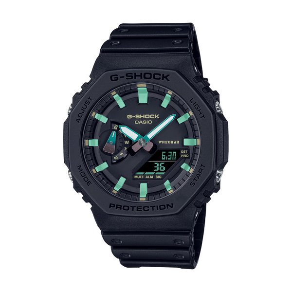 CASIO G-SHOCK GA-2100RC-1ADR ANALOG-DIGITAL BLACK WATCH | CITY