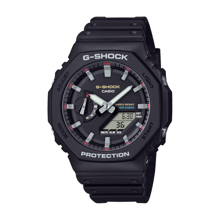 Casio G-Shock GA-2100RL-1ADR Standard Analog-Digital Black Men Watch