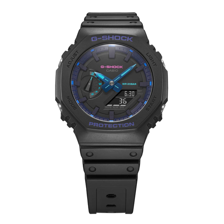 CASIO G-SHOCK GA-2100VB-1ADR SPECIAL COLOUR MODELS BLACK WATCH
