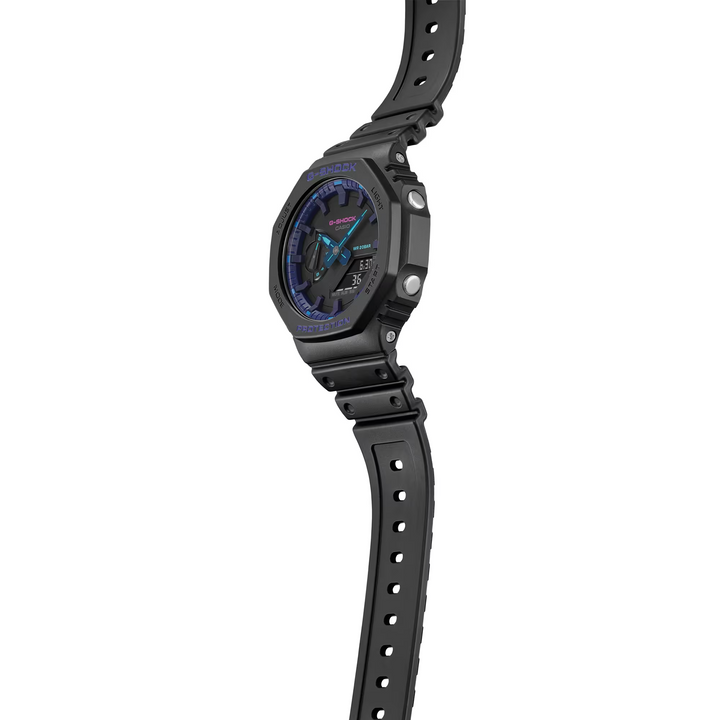 CASIO G-SHOCK GA-2100VB-1ADR SPECIAL COLOUR MODELS BLACK WATCH
