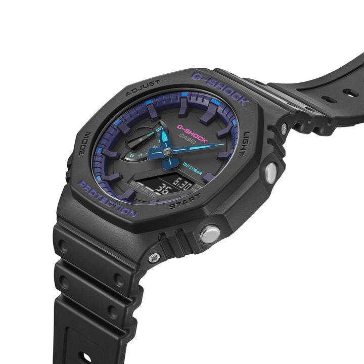CASIO G-SHOCK GA-2100VB-1ADR SPECIAL COLOUR MODELS BLACK WATCH