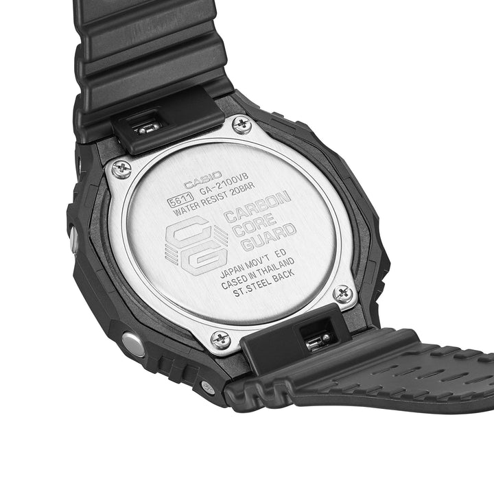 CASIO G-SHOCK GA-2100VB-1ADR SPECIAL COLOUR MODELS BLACK WATCH