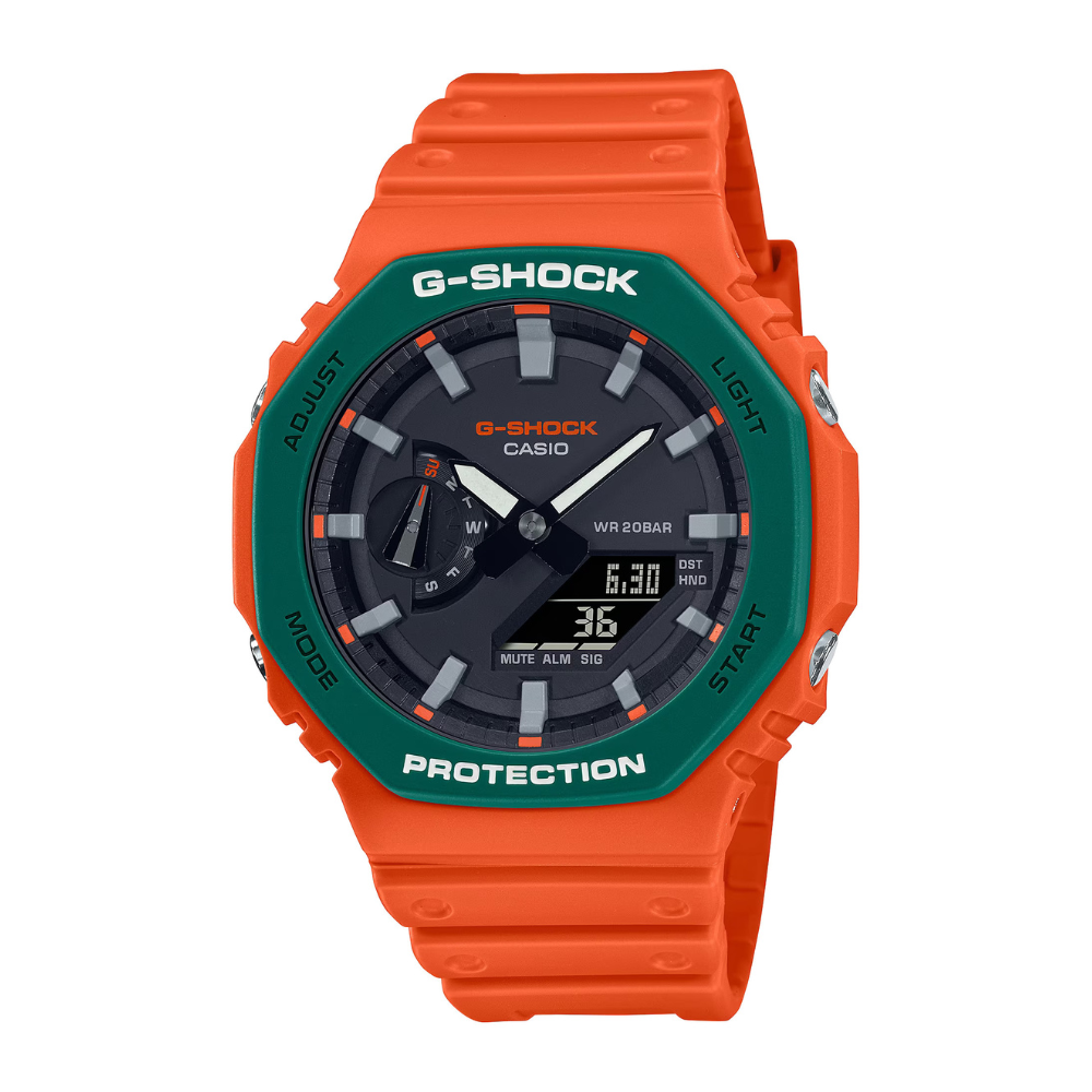 CASIO G-SHOCK GA-2110SC-4ADR STANDARD ANALOG-DIGITAL ORANGE WATCH