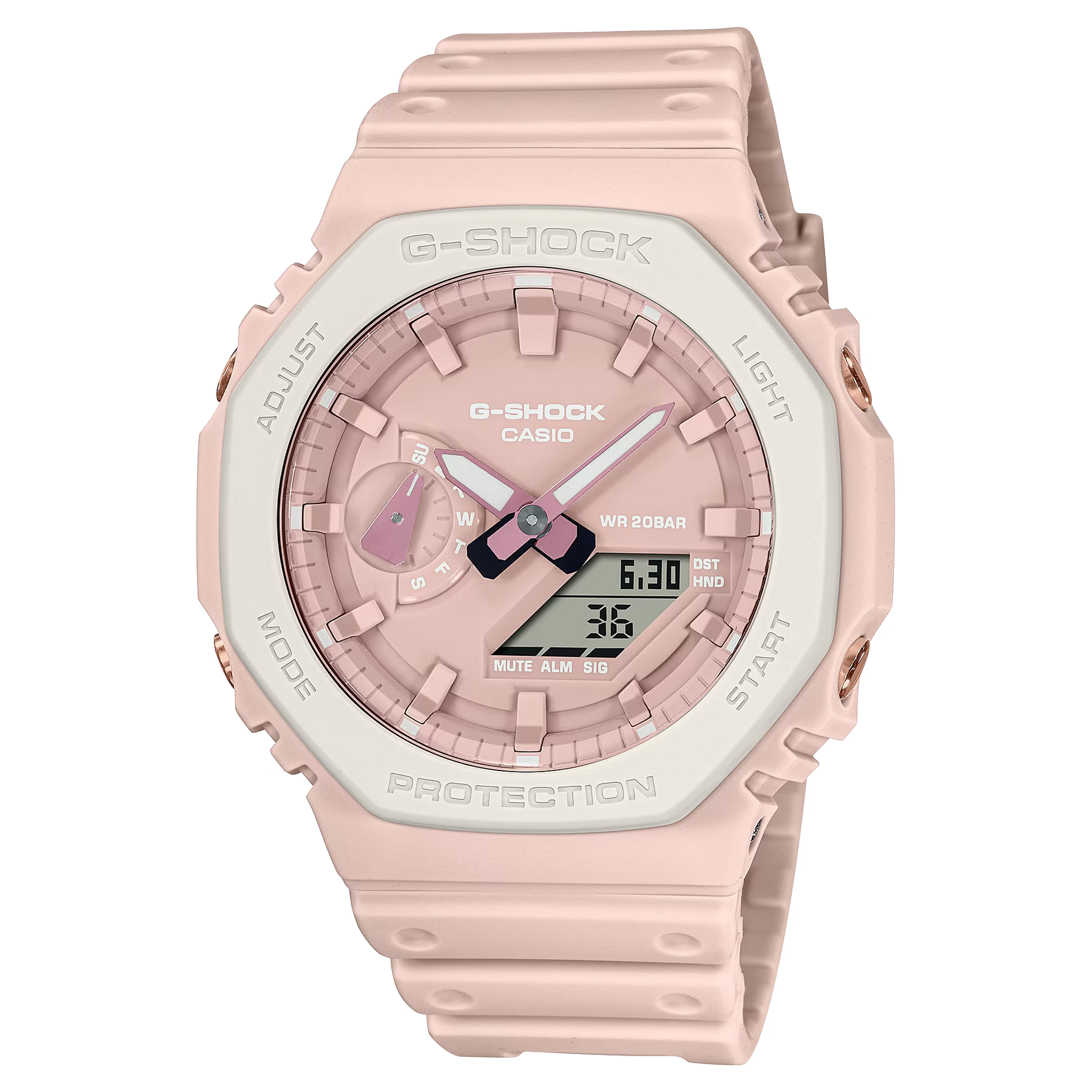 G shock top pink watch