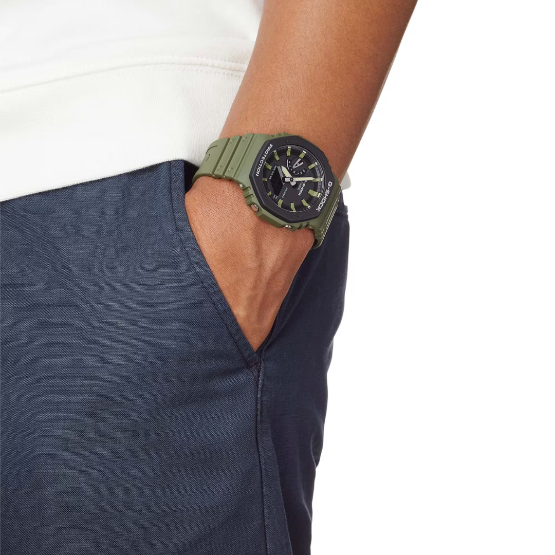 CASIO G-SHOCK GA-2110SU-3ADR SPECIAL COLOUR MODELS GREEN WATCH