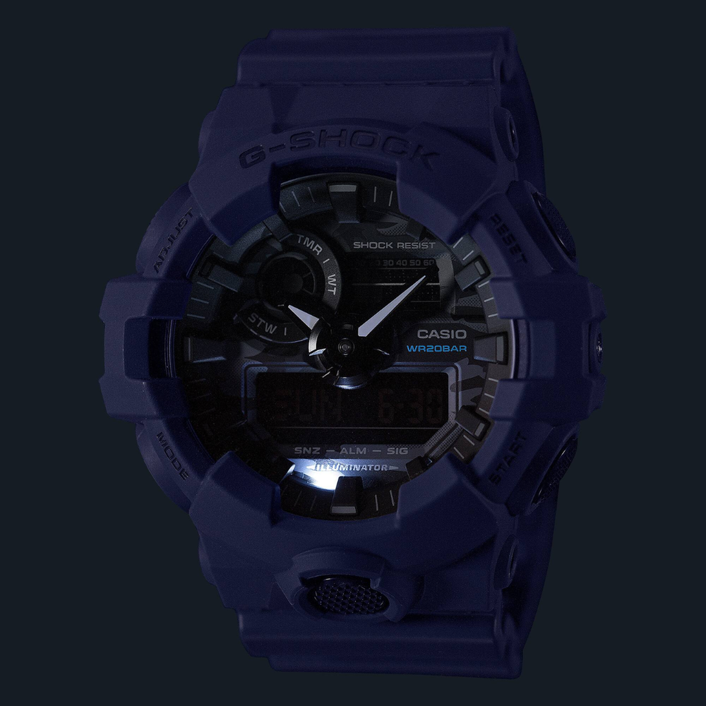 Casio G-Shock GA-700CA-2ADR large case Super Illuminator LED