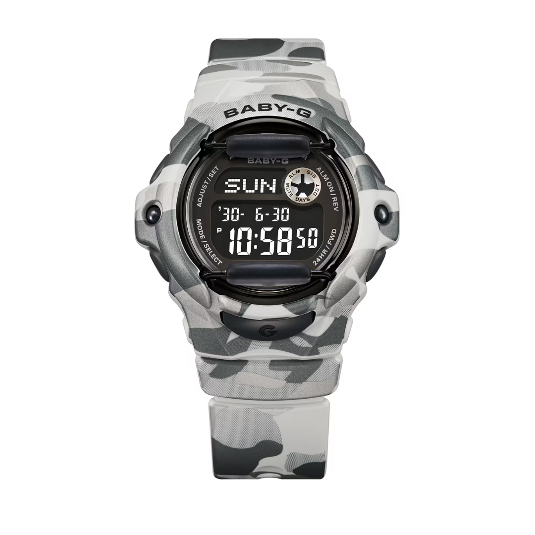 CASIO BABY-G BG-169CMB-8DR BOLD CAMO DIGITAL WATCH