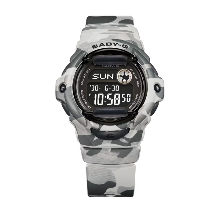 CASIO BABY-G BG-169CMB-8DR BOLD CAMO DIGITAL WATCH