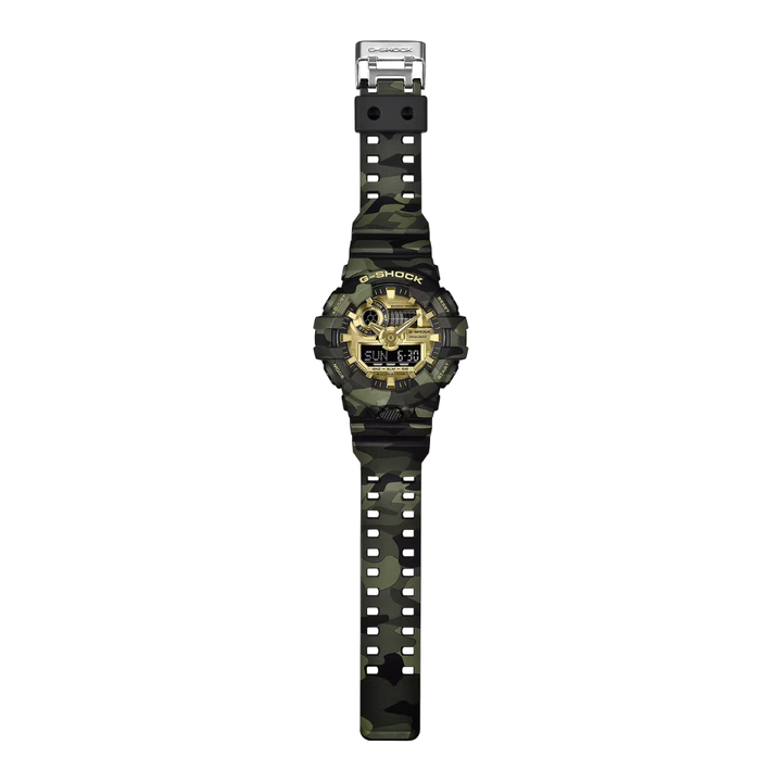 CASIO G-SHOCK GA-700CMG-3ADR BOLD CAMO MEN WATCH