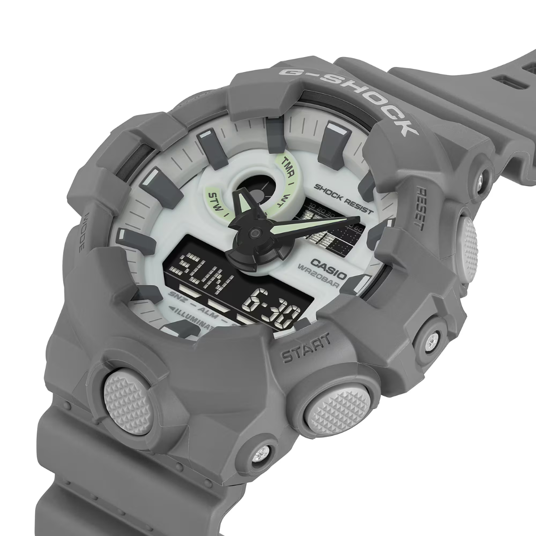 CASIO G-SHOCK GA-700HD-8ADR ANALOG-DIGITAL GREY MEN WATCH
