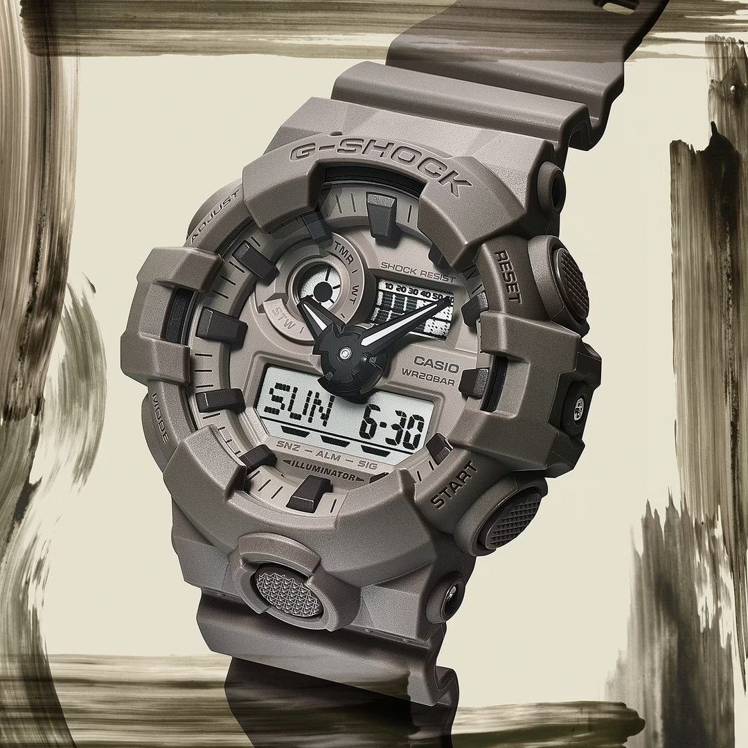 CASIO G-SHOCK GA-700NC-5ADR ANALOG-DIGITAL GREY MEN WATCH