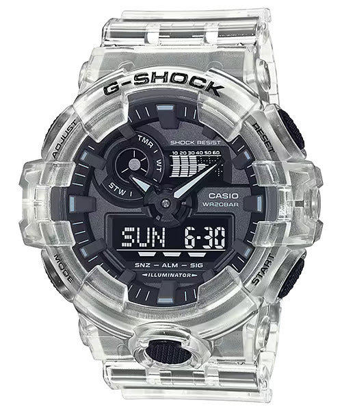 CASIO G-SHOCK GA-700SKE-7ADR SPECIAL COLOUR MODELS WHITE WATCH