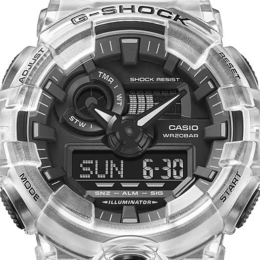 CASIO G-SHOCK GA-700SKE-7ADR SPECIAL COLOUR MODELS WHITE WATCH