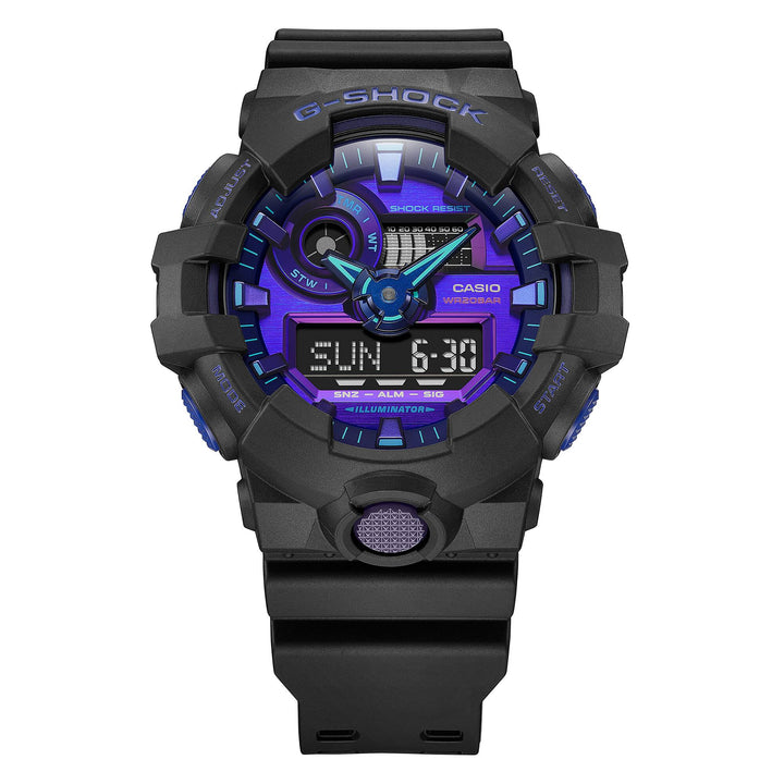 CASIO G-SHOCK GA-700VB-1ADR SPECIAL COLOUR MODELS BLACK WATCH