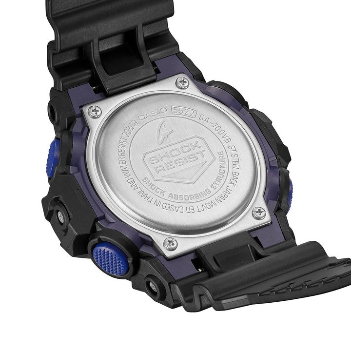 CASIO G-SHOCK GA-700VB-1ADR SPECIAL COLOUR MODELS BLACK WATCH