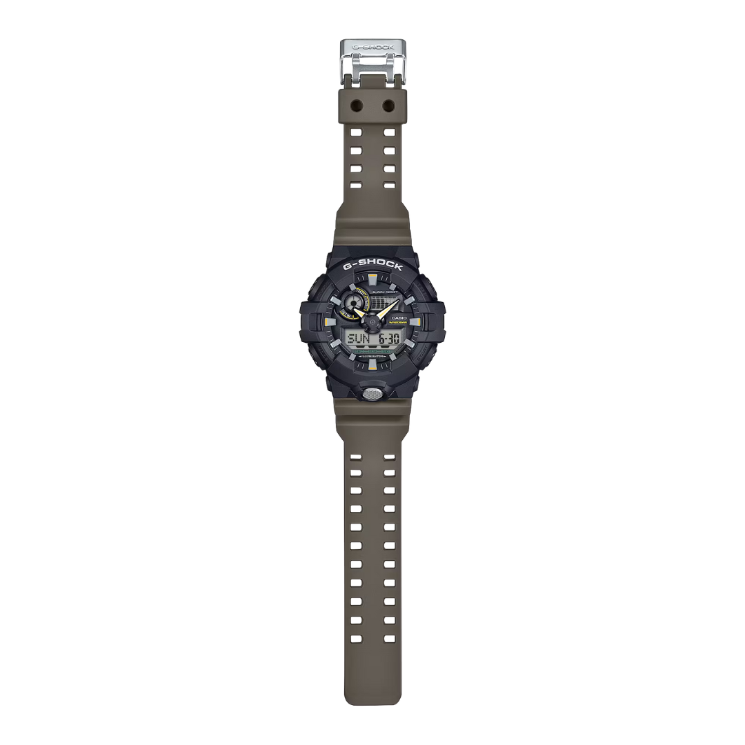 CASIO G-SHOCK GA-710TU-1A3DR ANALOG-DIGITAL TWO-TONE COLOR WATCH
