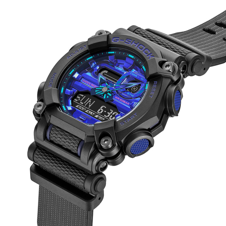 CASIO G-SHOCK GA-900VB-1ADR SPECIAL COLOUR MODELS BLACK WATCH