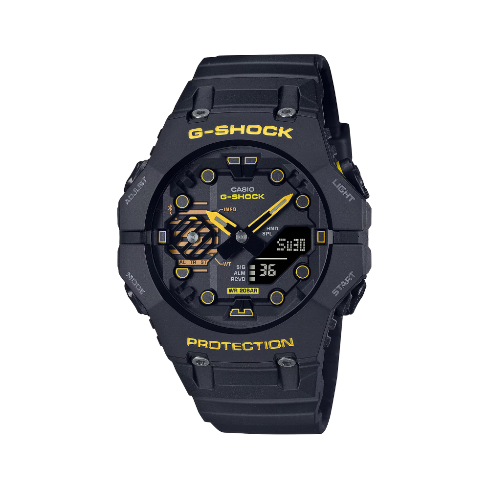 CASIO G-SHOCK GA-B001CY-1ADR CAUTION YELLOW BLACK MEN WATCH