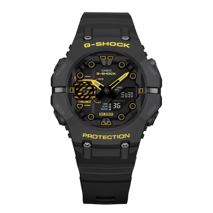 CASIO G-SHOCK GA-B001CY-1ADR CAUTION YELLOW BLACK MEN WATCH