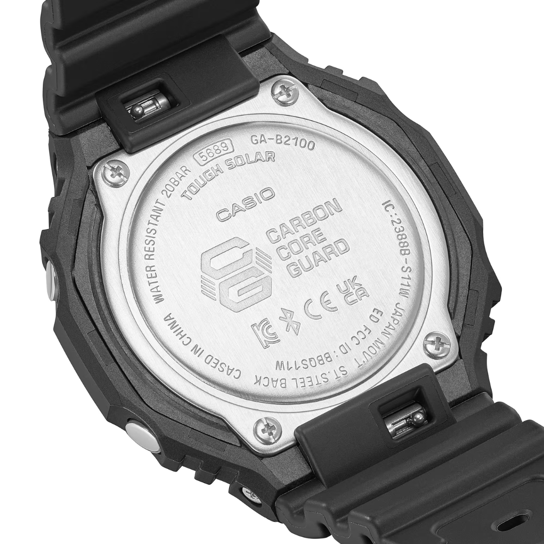 CASIO G-SHOCK GA-B2100-1A1DR SOLAR ANALOG-DIGITAL BLACK WATCH