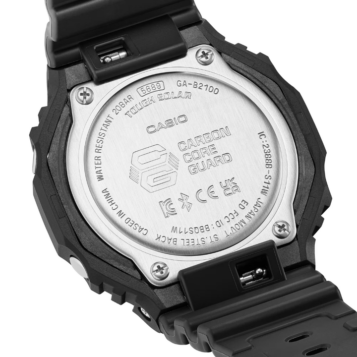 CASIO G-SHOCK GA-B2100CY-1ADR CAUTION YELLOW BLACK MEN WATCH