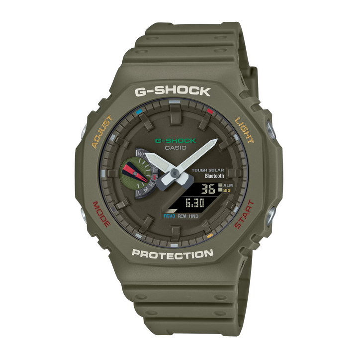 CASIO G-SHOCK GA-B2100FC-3ADR ANALOG-DIGITAL GREEN WATCH