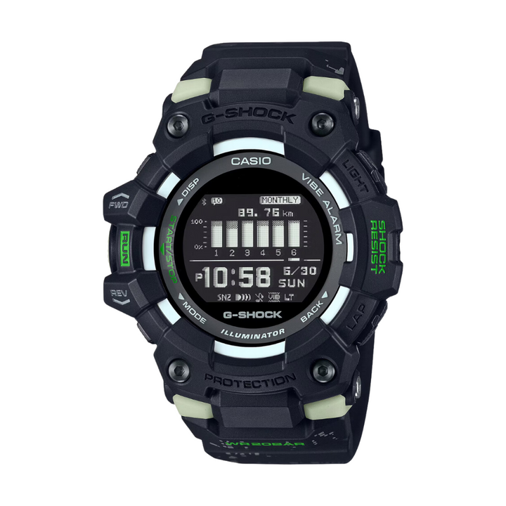 CASIO G-SHOCK GBD-100LM-1DR G-SQUAD BLACK WATCH