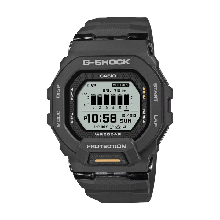 CASIO G-SHOCK G-SQUAD SPORTS GBD-200-1A1DR DIGITAL BLACK MEN WATCH