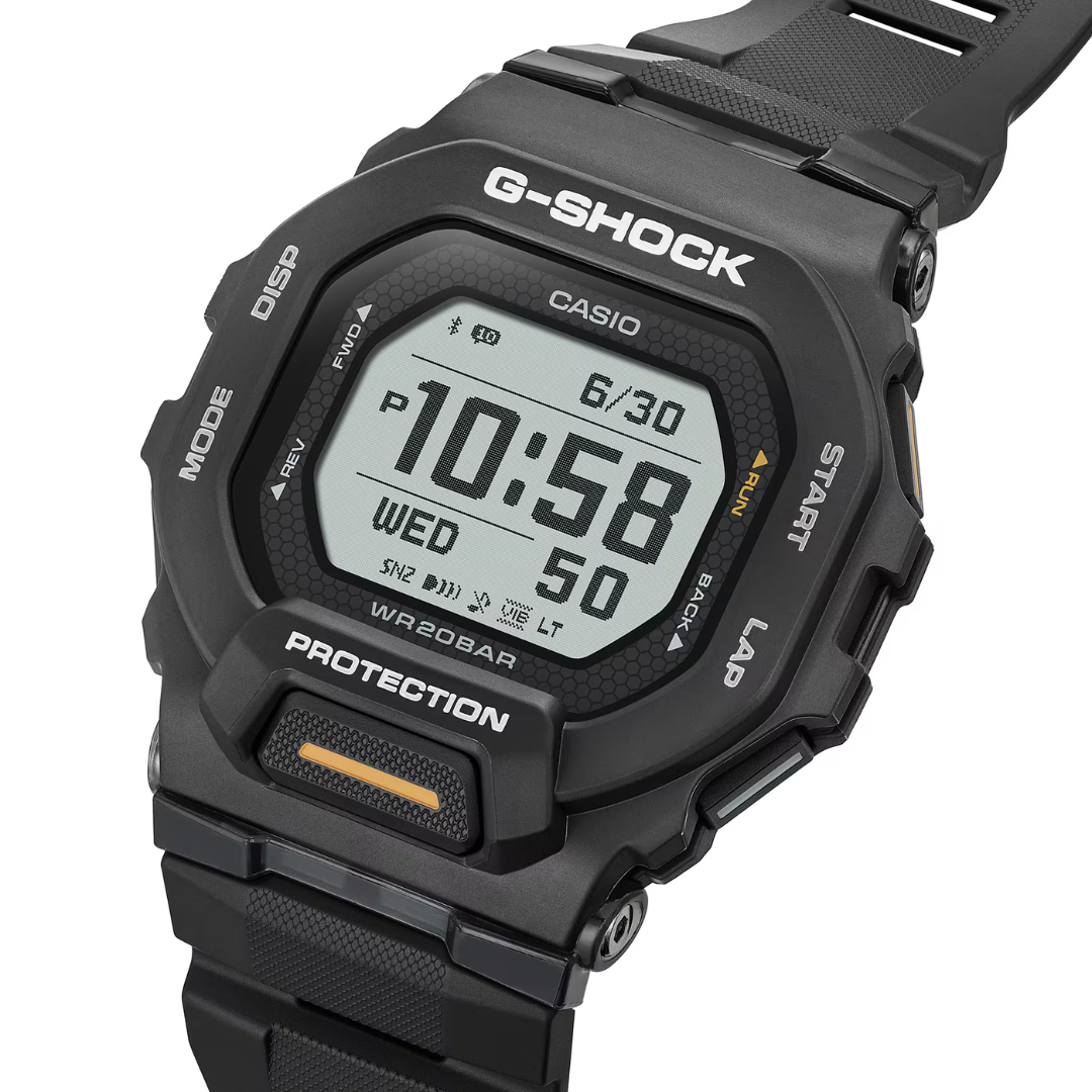 CASIO G-SHOCK G-SQUAD SPORTS GBD-200-1A1DR DIGITAL BLACK MEN WATCH