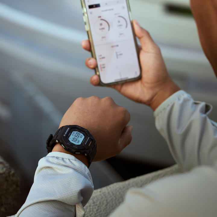 CASIO G-SHOCK G-SQUAD SPORTS GBD-200-1A1DR DIGITAL BLACK MEN WATCH