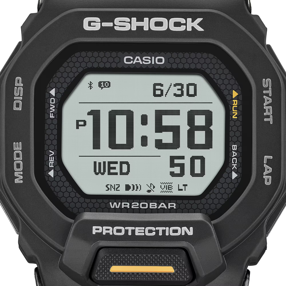 CASIO G-SHOCK G-SQUAD SPORTS GBD-200-1A1DR DIGITAL BLACK MEN WATCH