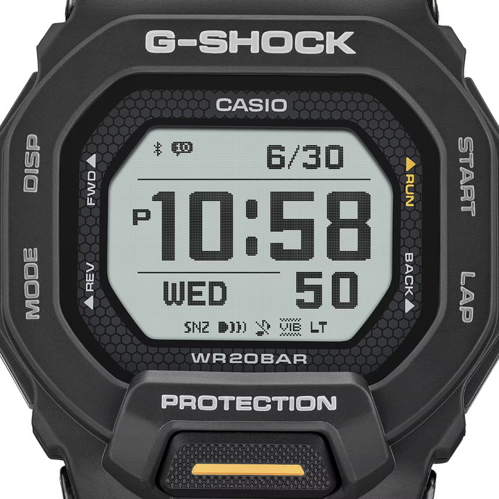 CASIO G-SHOCK G-SQUAD SPORTS GBD-200-1A1DR DIGITAL BLACK MEN WATCH