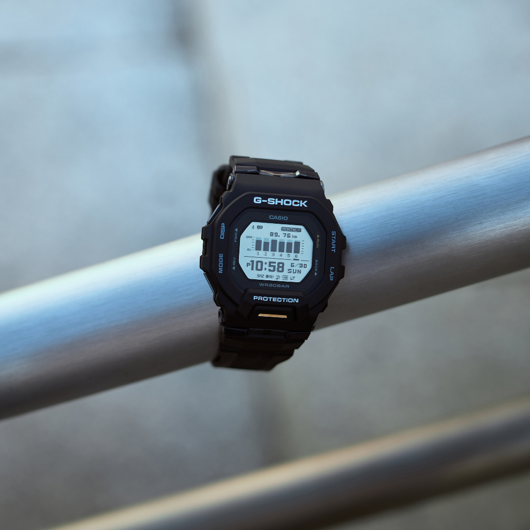 CASIO G-SHOCK G-SQUAD SPORTS GBD-200-1A1DR DIGITAL BLACK MEN WATCH