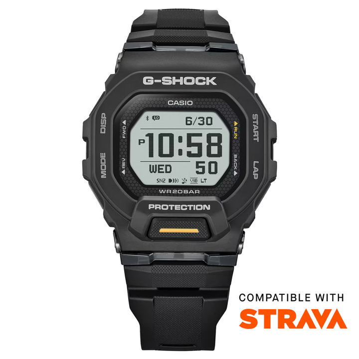 CASIO G-SHOCK G-SQUAD SPORTS GBD-200-1A1DR DIGITAL BLACK MEN WATCH