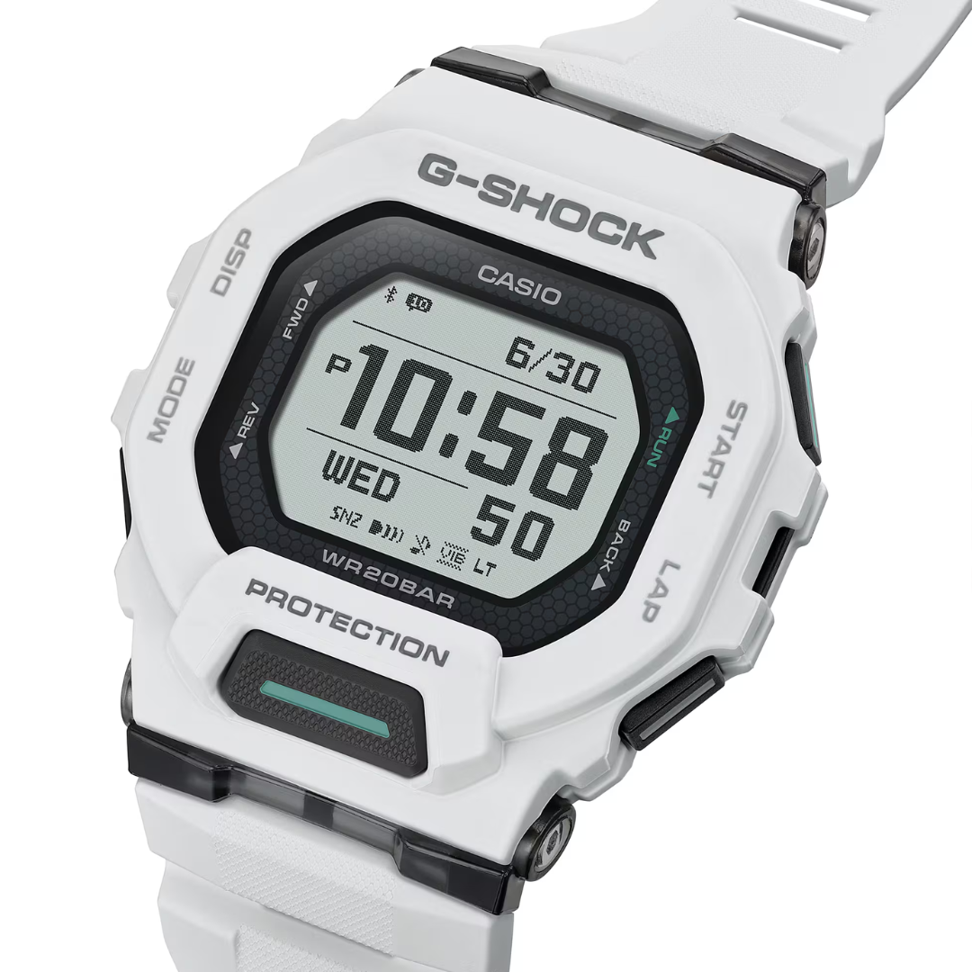 CASIO G-SHOCK G-SQUAD SPORTS GBD-200-7DR DIGITAL WHITE MEN WATCH
