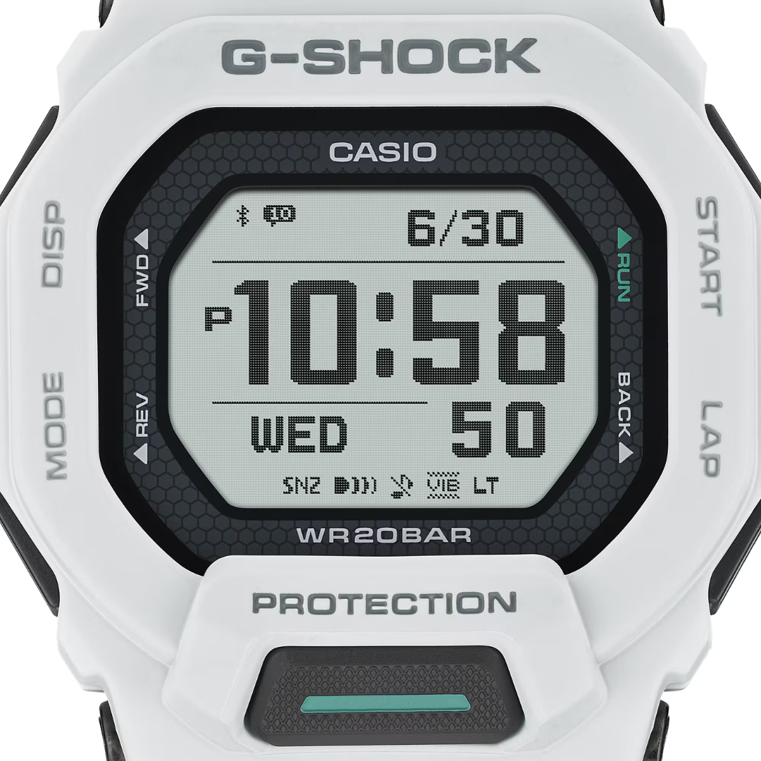 CASIO G-SHOCK G-SQUAD SPORTS GBD-200-7DR DIGITAL WHITE MEN WATCH