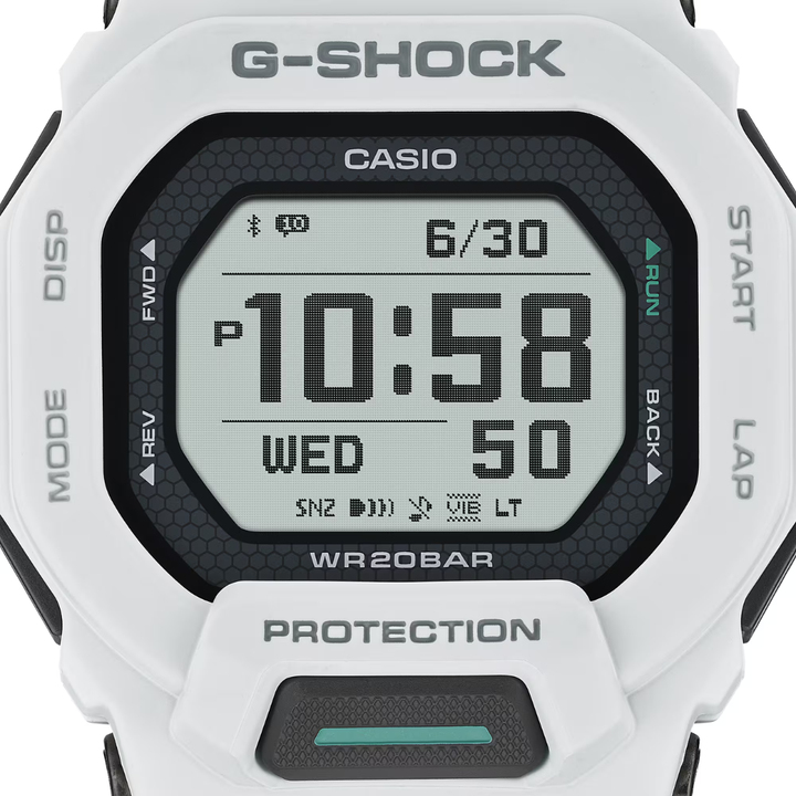 CASIO G-SHOCK G-SQUAD SPORTS GBD-200-7DR DIGITAL WHITE MEN WATCH