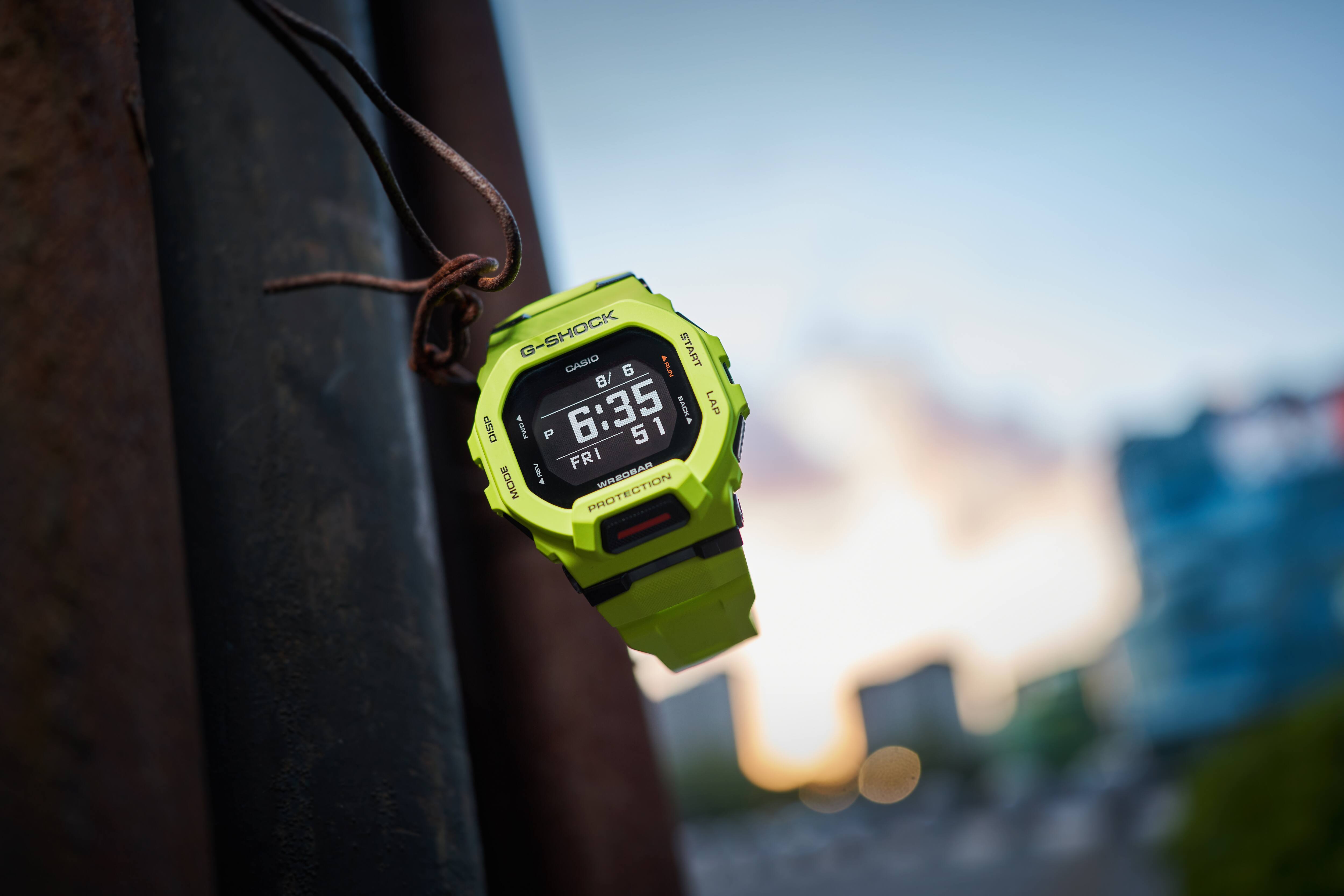 Casio G-Shock GBD-200-9DR Sports Digital Lime Green Watch | City