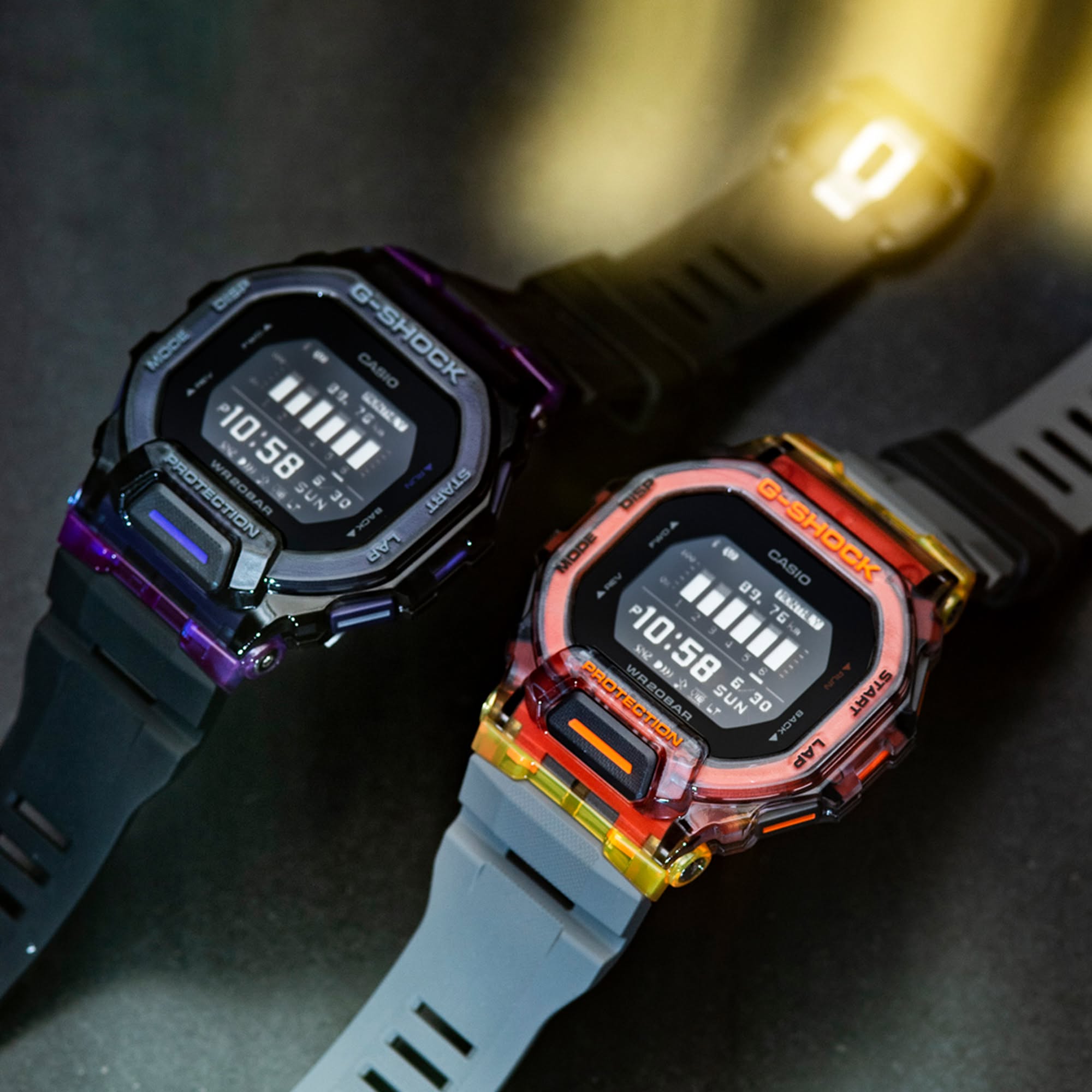 Casio G-Shock GBD-200SM-1A5DR Vital Bright Orange Grey | City