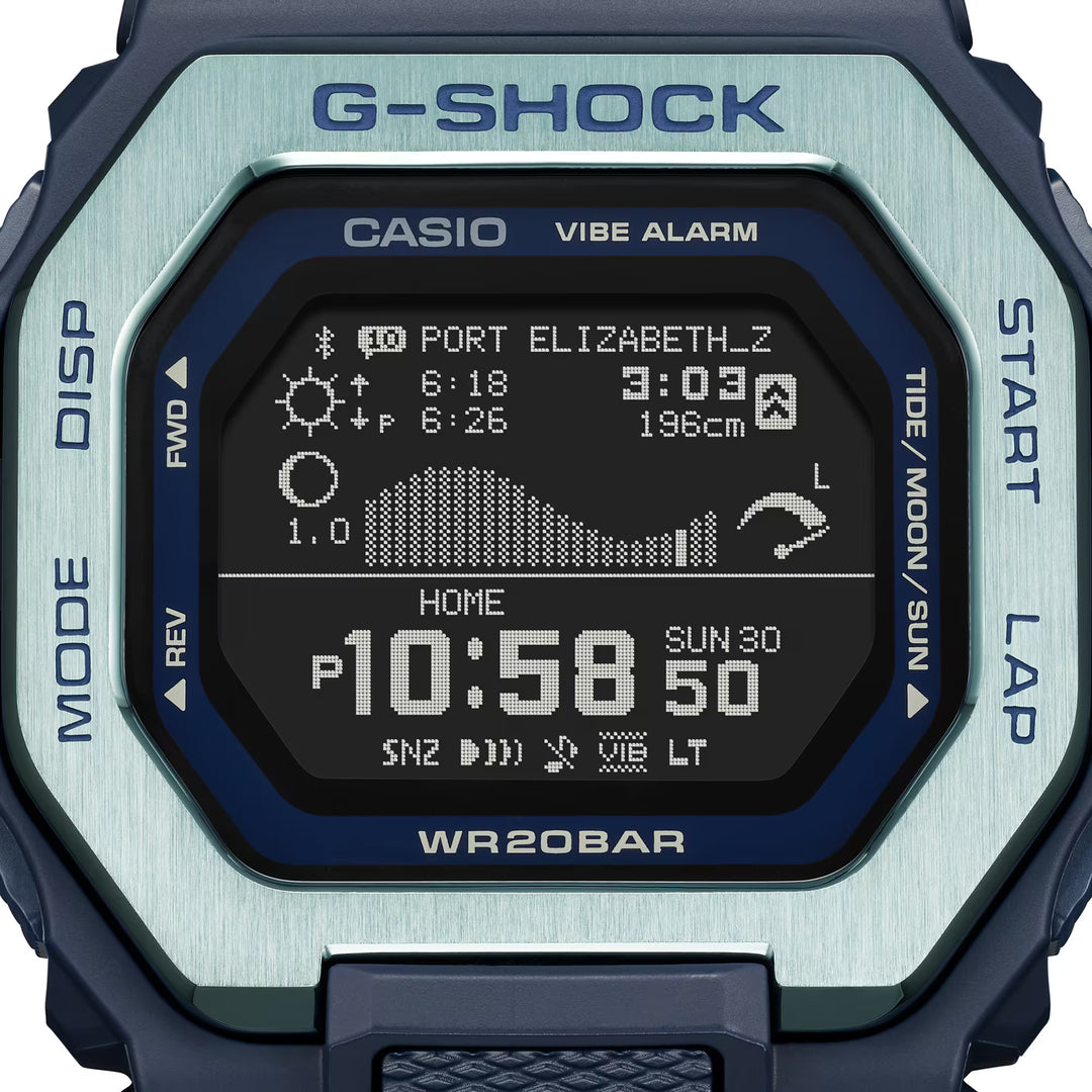 CASIO G-SHOCK GBX-100TT-2DR G-LIDE DIGITAL MULTI-COLORED WATCH