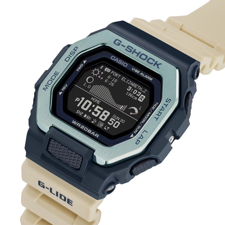 CASIO G-SHOCK GBX-100TT-2DR G-LIDE DIGITAL MULTI-COLORED WATCH